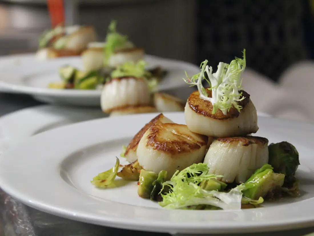 sauteed scallop entree